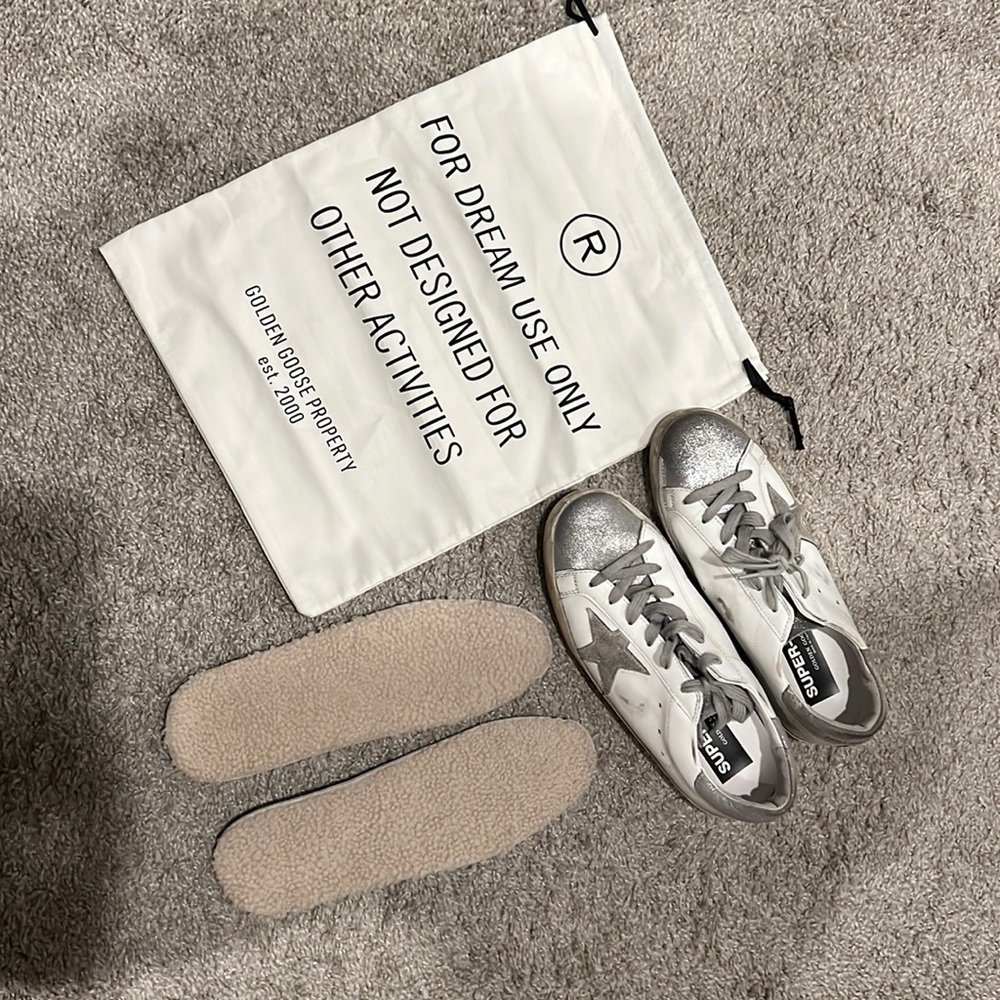 Golden Goose Sneakers -Size 38 (worn once for an hour)